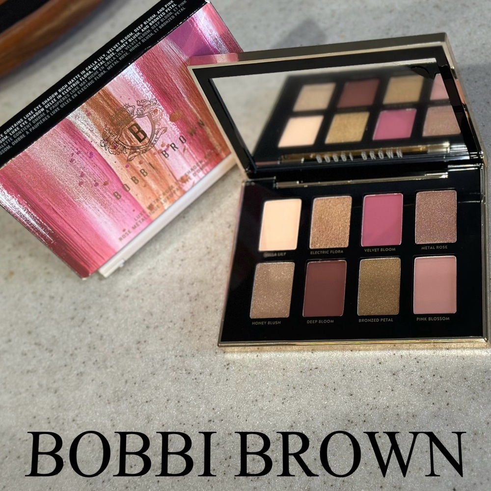 🌹BOBBI BROWN LUXE METAL ROSE EYESHADOW PALETTE 🌹